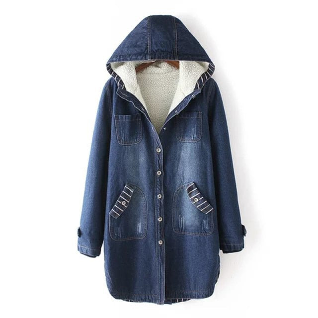 Denim Jacket with Zip-Up Hoodie Layer – Backroad District Apparel